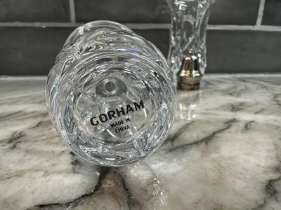 Gorham Crystal Salt and Pepper Shakers