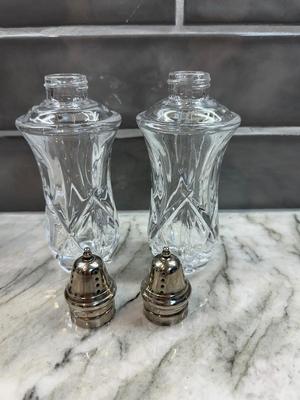 Gorham Crystal Salt and Pepper Shakers