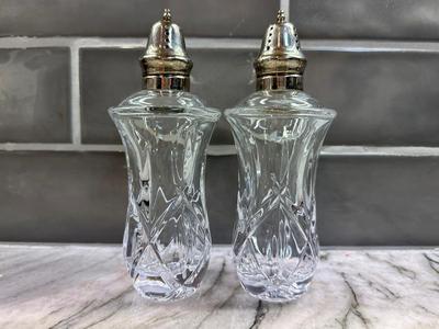 Gorham Crystal Salt and Pepper Shakers