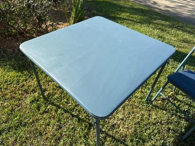 5-Piece Folding Card Table & Chair Set