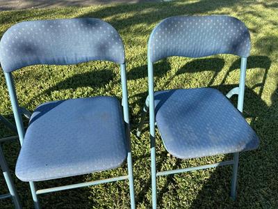 5-Piece Folding Card Table & Chair Set