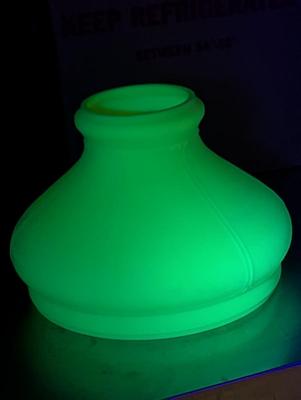 Sale Photo Thumbnail #424: Vintage Yellow Aladdin Lamp Shade