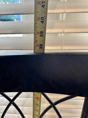 Pair of Metal Barstools with Padded Seats