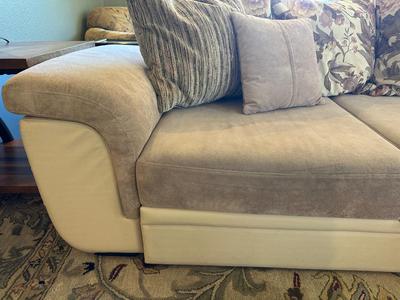 Convertible Sectional Sofa with Pull-Out Bed & Hidden Storage