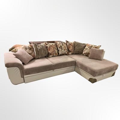 Convertible Sectional Sofa with Pull-Out Bed & Hidden Storage