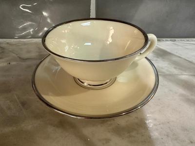 Lenox “Montclair” Cups & Saucers – Set of 8