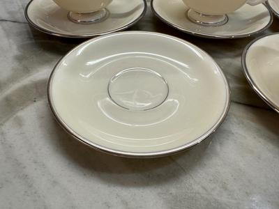 Lenox “Montclair” Cups & Saucers – Set of 8