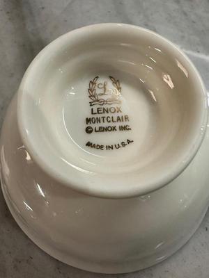 Lenox “Montclair” Cups & Saucers – Set of 8