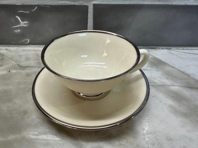 Lenox “Montclair” Cups & Saucers – Set of 8