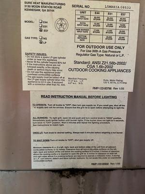 Electrolux Freestanding Outdoor Kitchen Grill