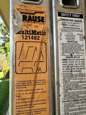 Krause MultiMatic Aluminum Combination Ladder