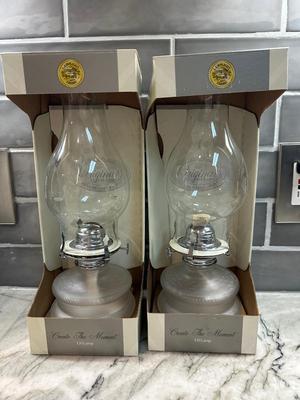 Pair of Lamplight Farms “The Original” Oil Lamps
