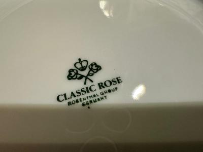 Rosenthal “Classic Rose” White Cups & Saucers