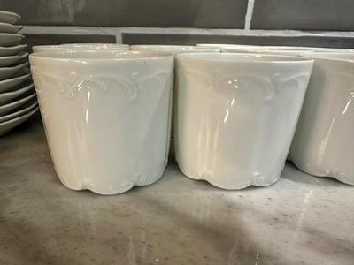 Rosenthal “Classic Rose” White Cups & Saucers