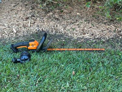Worx 20V Cordless Hedge Trimmer with Charger
