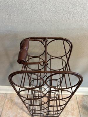 Metal 12-Bottle Wine Rack