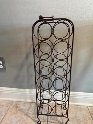 Metal 12-Bottle Wine Rack