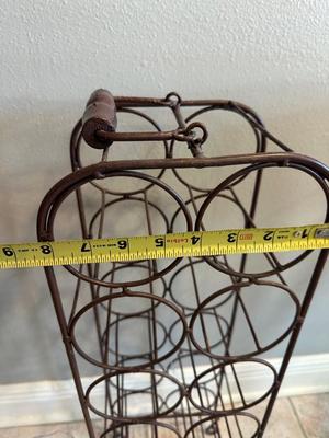 Metal 12-Bottle Wine Rack