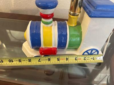 Ceramic Train Table Lamp