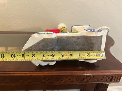 Ceramic Train Table Lamp