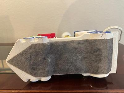 Ceramic Train Table Lamp