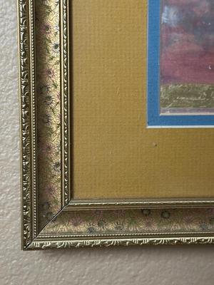 Framed Asian Landscape Print