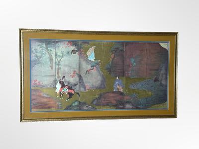 Framed Asian Landscape Print