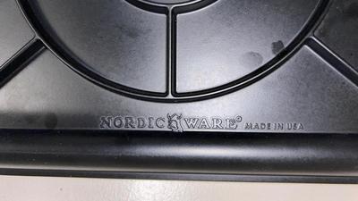 CWC PANINI GRILL, BRAUN COFFEE GRINDER AND A NORDICWARE STOVE TOP GRIDDLE