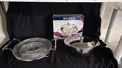 BONJOUR INSULATED SERVE-WARE, HORS D’OEUVRE SERVING DISH