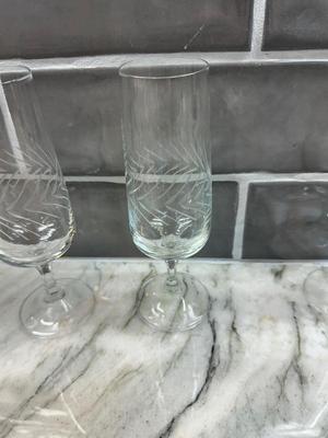 Etched Crystal Stemware Collection