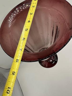 Amethyst Glass Vase