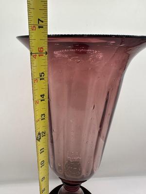 Amethyst Glass Vase