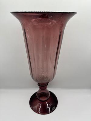 Amethyst Glass Vase