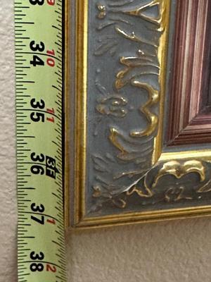 Framed Abstract Mixed Media Artwork