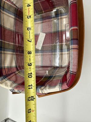 Longaberger Basket with Lid and Plastic Liner