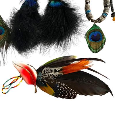 Jewelry Lot with Lots of Feathers!