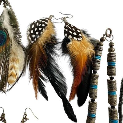 Jewelry Lot with Lots of Feathers!