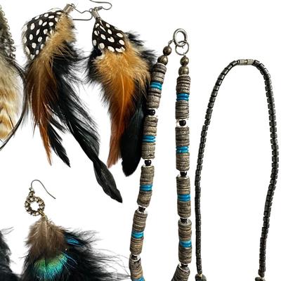 Jewelry Lot with Lots of Feathers!