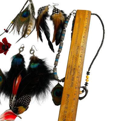 Jewelry Lot with Lots of Feathers!