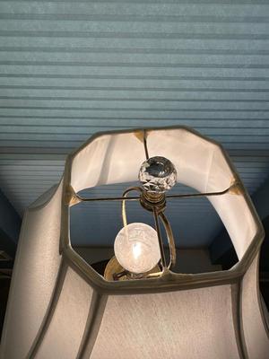 Table Lamp with Fabric Shade