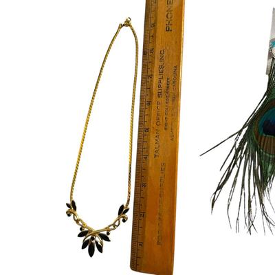 Costume Jewelry Lot of Gold Colored Necklaces