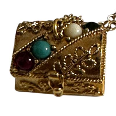 Costume Jewelry Lot of Gold Colored Necklaces