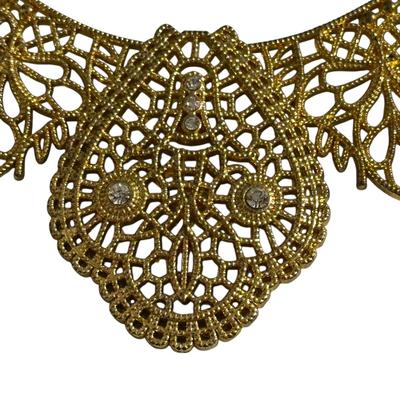 Costume Jewelry Lot of Gold Colored Necklaces