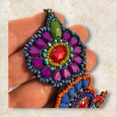 Beaded Boho Colorful Costume Jewelry Set