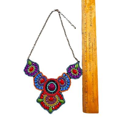 Beaded Boho Colorful Costume Jewelry Set