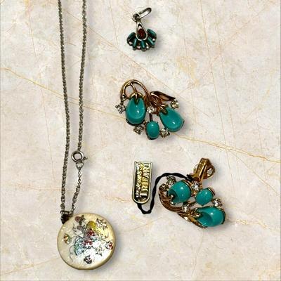Costume Jewelry Lot with the Blues... and Blue-Greens