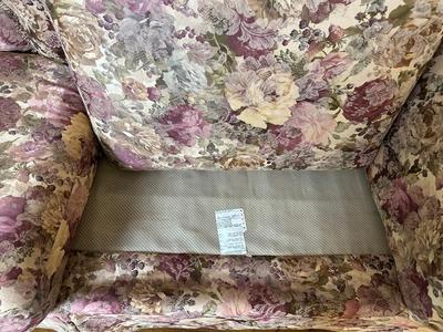 Vintage Floral Upholstered Loveseat