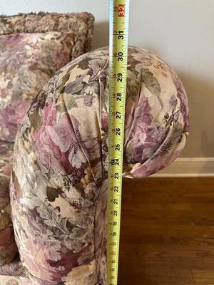 Vintage Floral Upholstered Loveseat