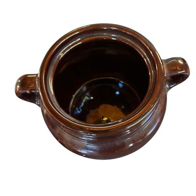 Crock with Lid and Handles