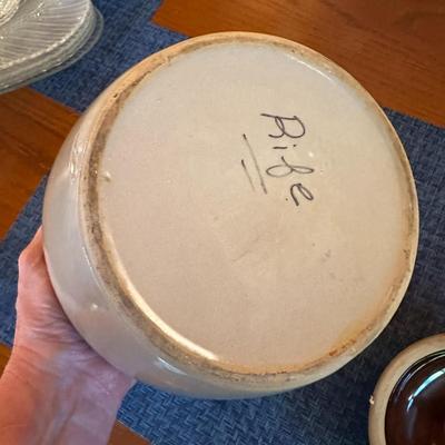 Crock with Lid and Handles